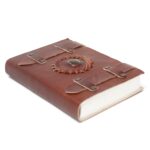 Leather Tigereye with Belts Notebook (6x4") - Image 2