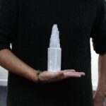 Natural Selenite Tower - 20 cm - Image 4