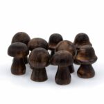 Set of 3 Mini Incense Mushrooms (8cm 7cm 6.5cm) - Image 4