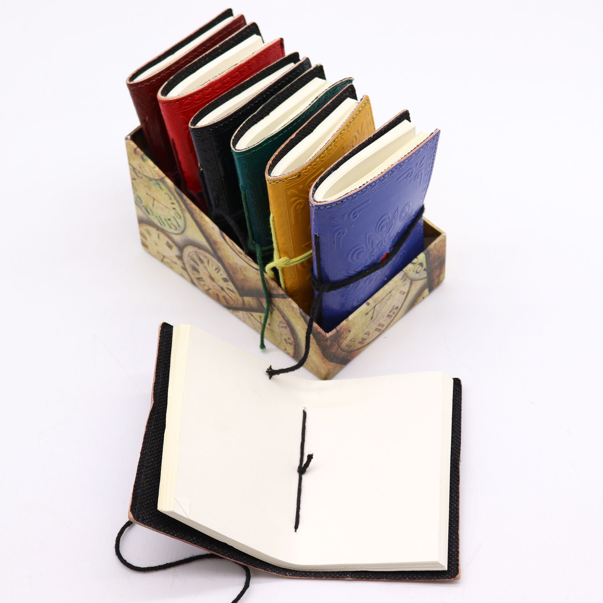 bG9jYWw6Ly9tZWRpYS9TUC9KQy82MFIzMEMxRzZSVzNKQ1NQLzU0NmM2NmVmLmpwZWc-1.jpg Assorted Gemstone Charkra Notebooks 9x13cm - Image 1