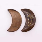 Engraved and Brass Zodiac Sign Incense Burner - Moon - Image 11