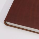 Lrg Dark Tan Daily Note Book - 100 Lined Pages - 20x15cm - Image 2