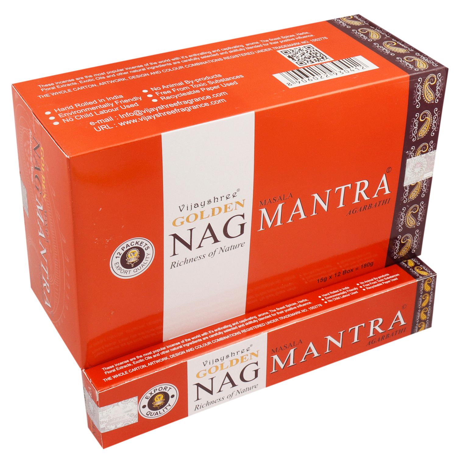 bG9jYWw6Ly9tZWRpYS9TUi8yQy82MFIzMEMxRzZSUjMyQ1NSLzIxOGRhNzZkLmpwZWc-2.jpg 15g Golden Nag - Mantra Incense - Image 1