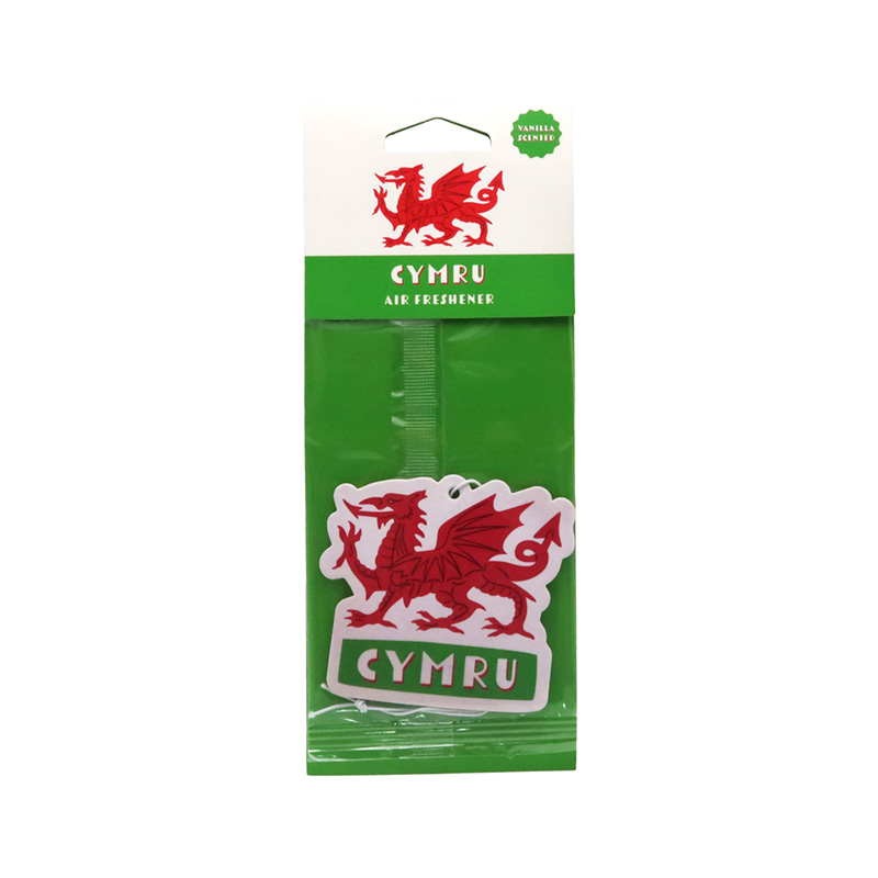 AIRF189_001 Air Freshener - Vanilla Scented Welsh Dragon Wales (Cymru) - Image 1