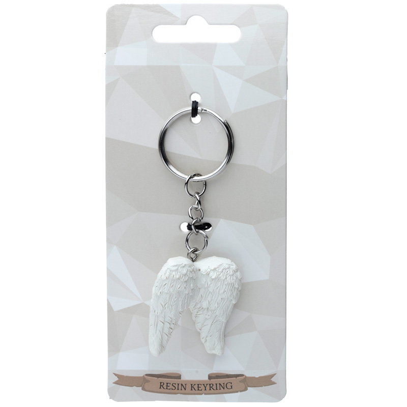 ANG152_001 Novelty Keyring - Angel Wings - Image 1