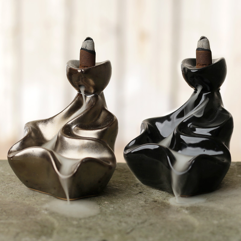 BACK23_001 Backflow Incense Burner - Waterfall - Image 1