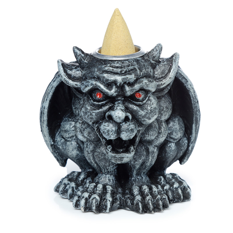 BACK47_001 Backflow Incense Burner - Gargoyle - Image 1