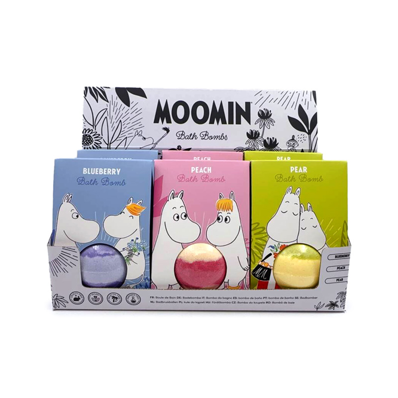 BATH118_001 Handmade Bath Bomb in Gift Box - Moomin Tammi - Image 1