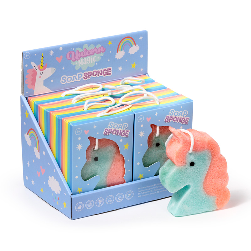 BATH89_001 Soap Sponge - Unicorn Magic Unicorn - Image 1