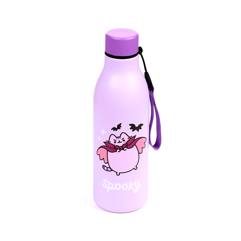 BOT369_001 Reusable Insulated Drinks Bottle 500ml - Pusheen the Cat Halloween - Image 1