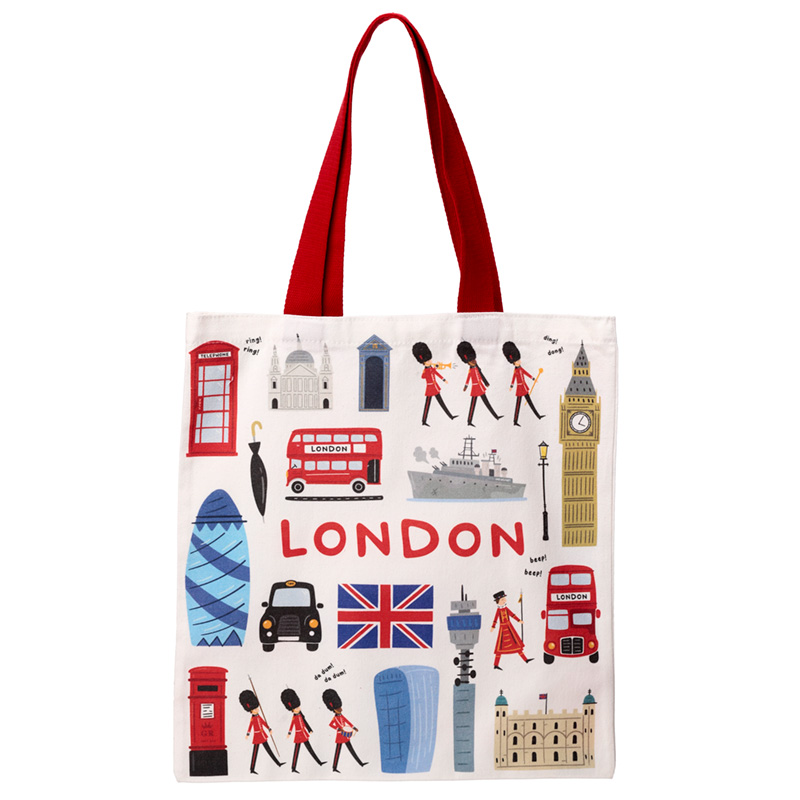 CBAG114_001 Tote Shopping Bag - London Souvenir - Image 1