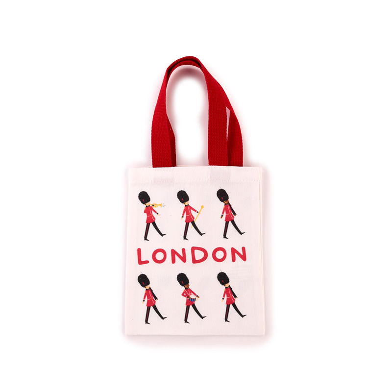 CBAG123_001 Tote Shopping Bag (Small) - London Souvenir Guardsman - Image 1