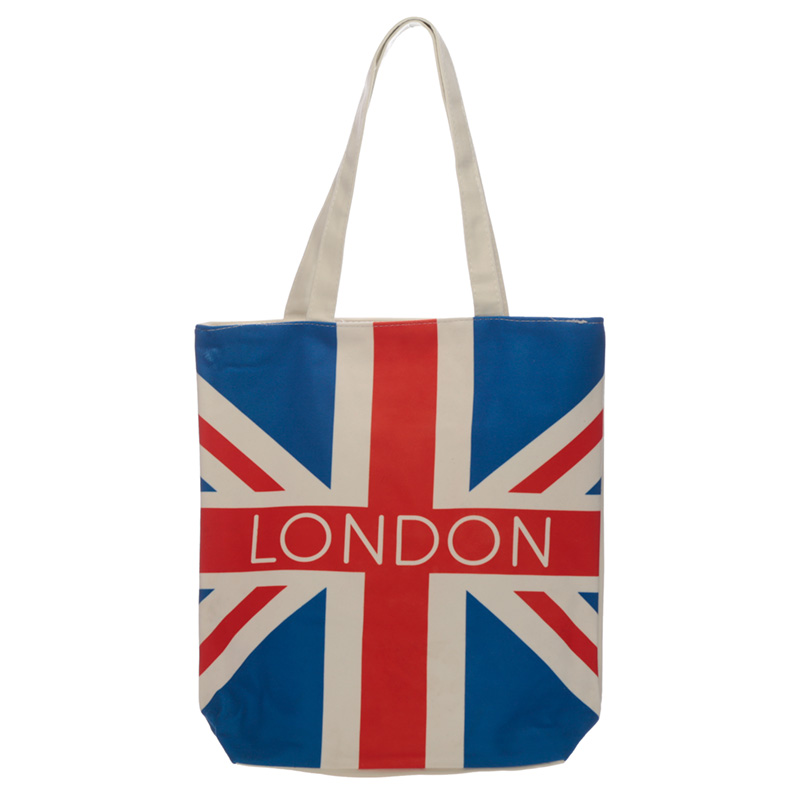CBAG99_001 Tote Shopping Bag - London Union Jack Flag - Image 1