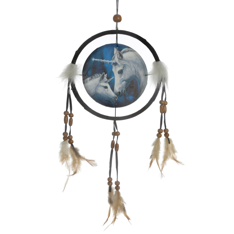 DCPA06Z_001 Dreamcatcher (Small) - Lisa Parker Sacred Love Unicorn - Image 1