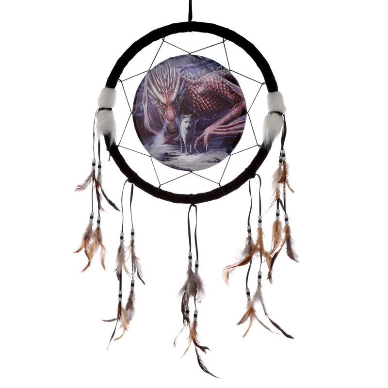 DCPB02M_001 Dreamcatcher (Medium) - Lisa Parker Alliance Dragon & Wolf - Image 1