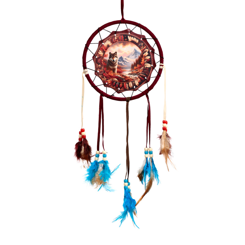 DCPB06T_001 Dreamcatcher (Small) - Autumnal Wolf - Image 1