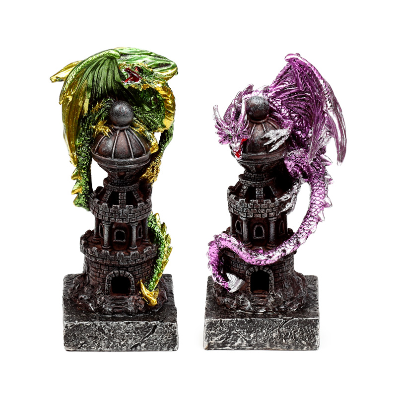 DRG592_001 Dark Legends Dragon - Tower of Darkness Guardian - Image 1