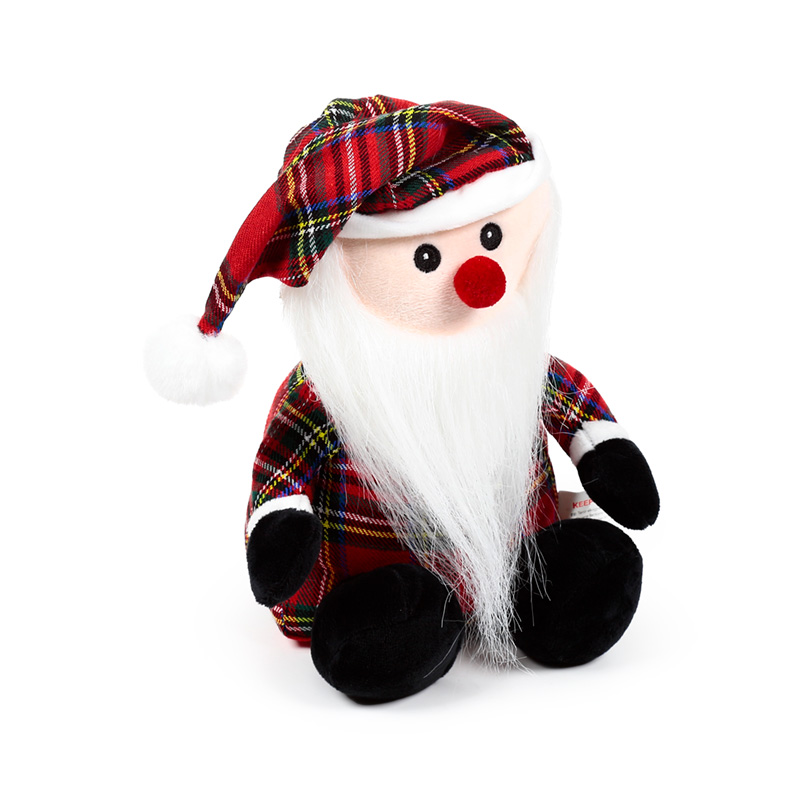 DST165_001 Door Stop - Scottish Tartan Gonk - Image 1