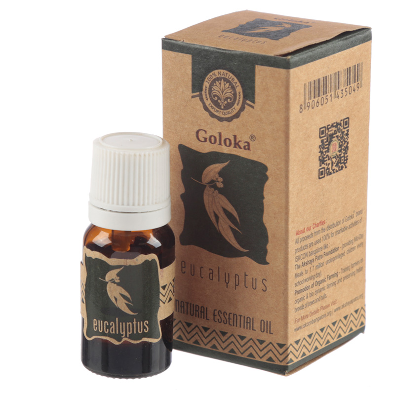 EOG03_001 Goloka Essential Oils 10ml - Eucalyptus - Image 1