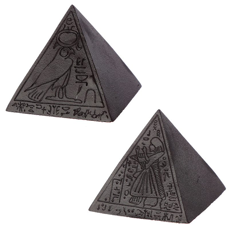 ES14_001 Decorative Black Egyptian Pyramid Ornament - Image 1