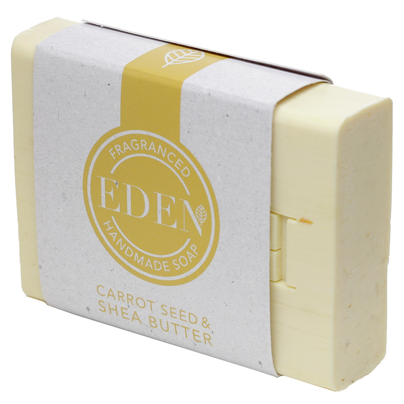 ESOAP09_001 Eden Handmade Soap Bar Carrot Seed & Shea Butter - Image 1