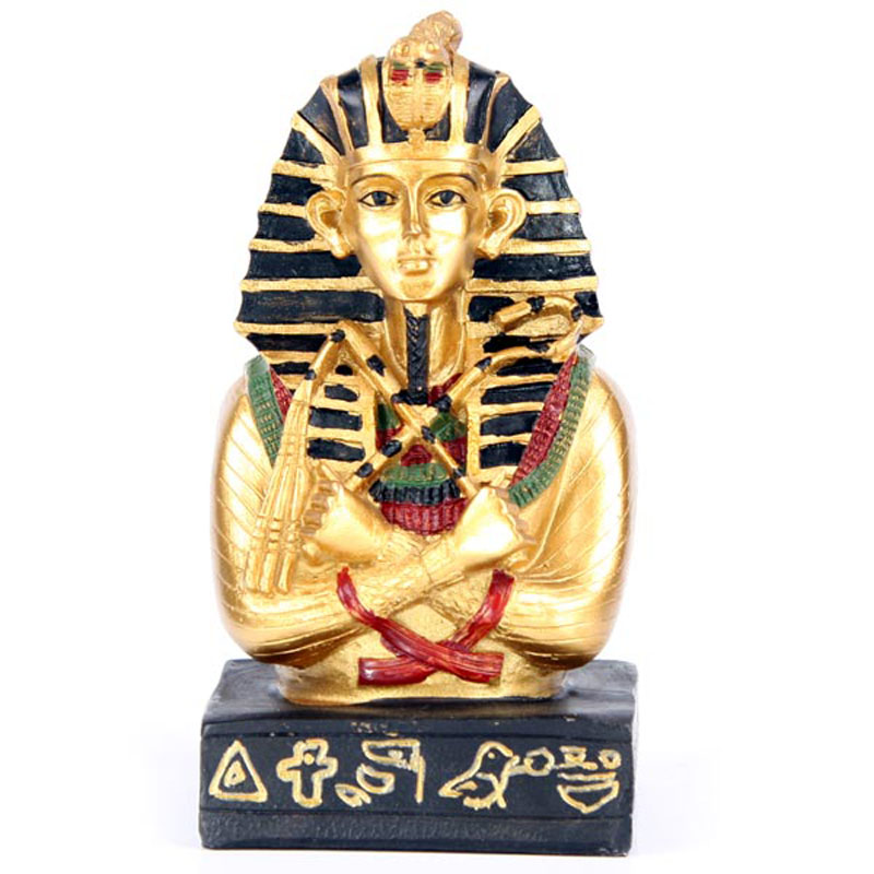 ESP09_001 Decorative Egyptian Tutankhamen Bust Ornament - Image 1