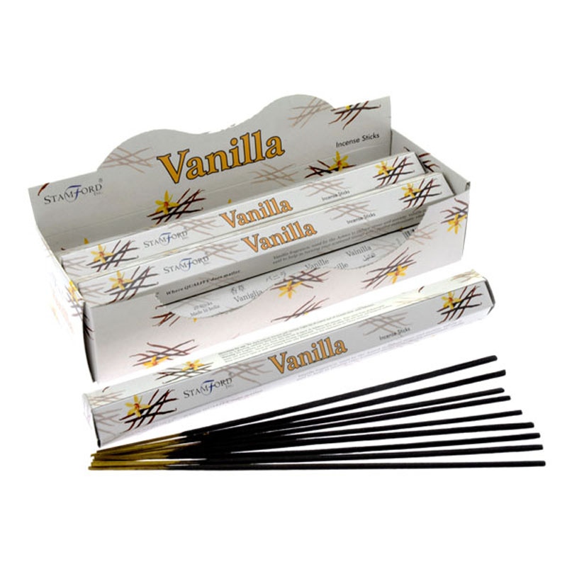 INC230_001 Stamford Hex Incense Sticks - Vanilla - Image 1