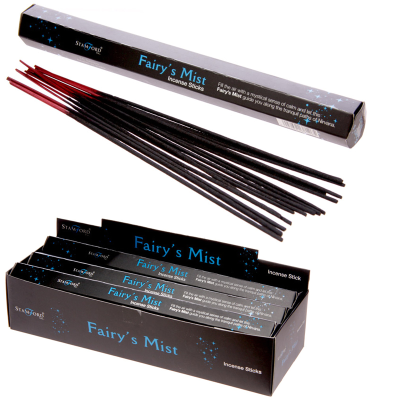 INC290_001 Stamford Black Incense Sticks - Fairys Mist - Image 1