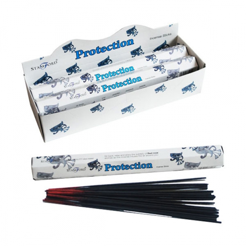 INC371_001 Protection Stamford Hex Incense Sticks - Image 1