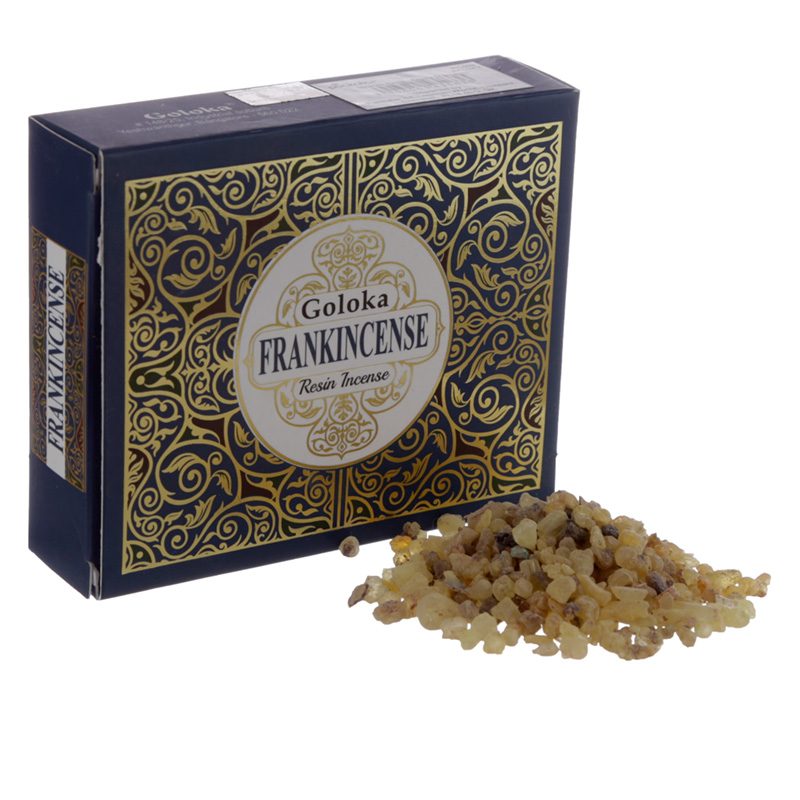INC552_001 Goloka Incense Resin Frankincense 30g - Image 1