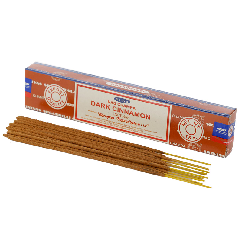 INC621_001 Nag Champa Sayta Dark Cinnamon Incense Sticks - Image 1
