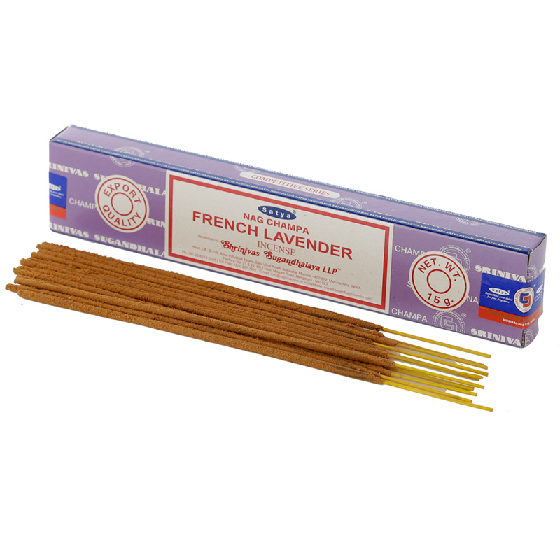 INC625_001 Nag Champa Sayta French Lavender Incense Sticks - Image 1