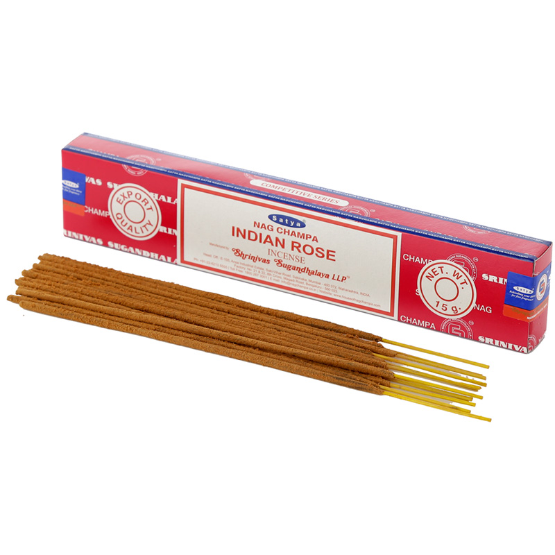 INC632_001 Nag Champa Sayta Indian Rose Incense Sticks - Image 1