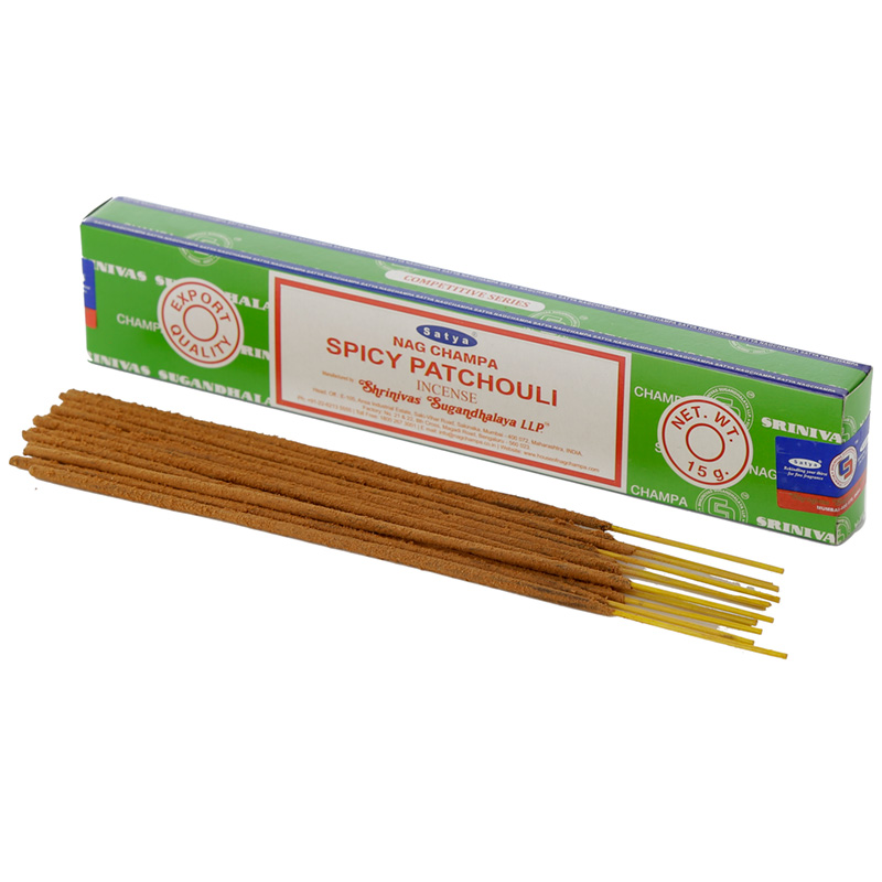INC636_001 Nag Champa Sayta Spicy Patchouli Incense Sticks - Image 1