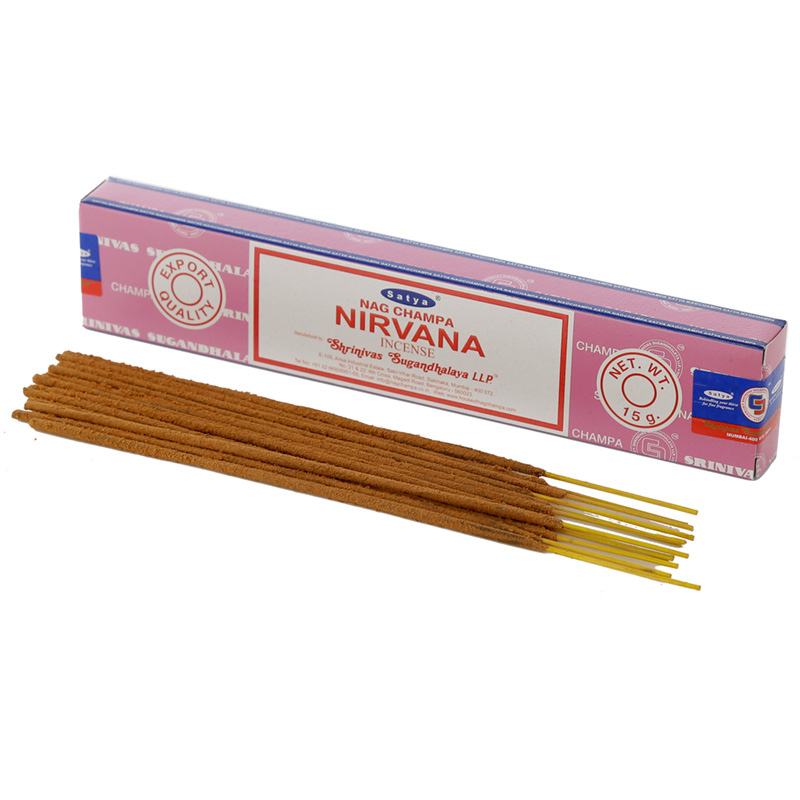 INC652_001 Nag Champa Sayta VFM Nirvana Incense Sticks - Image 1