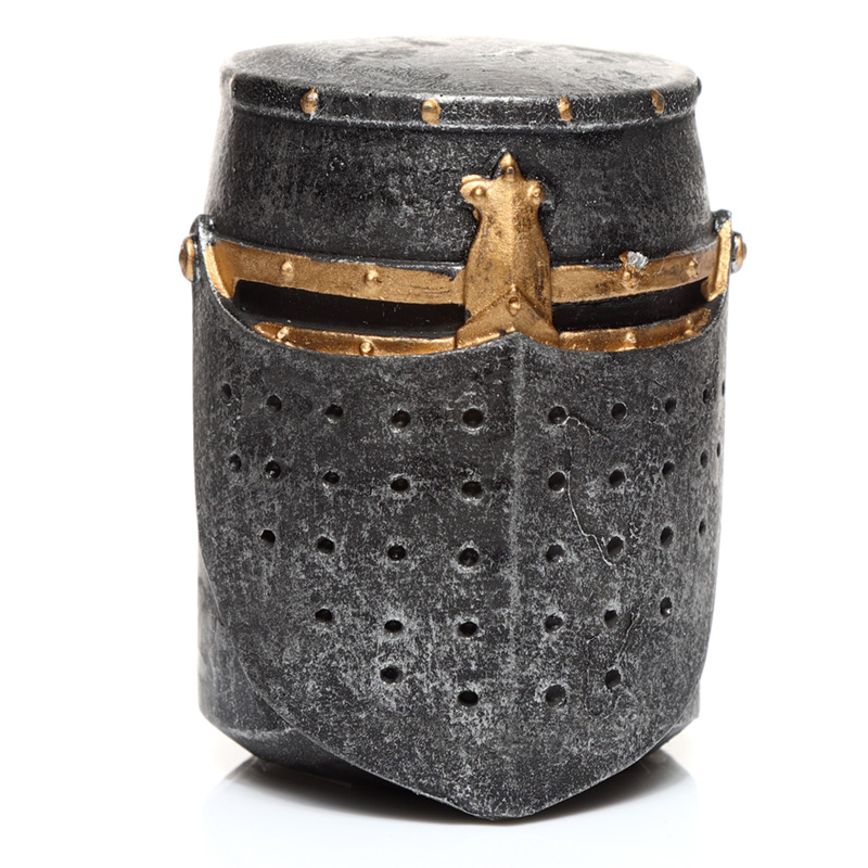 KN206_001 Fantasy Knight Ornament - Medieval Helmet Knight - Image 1