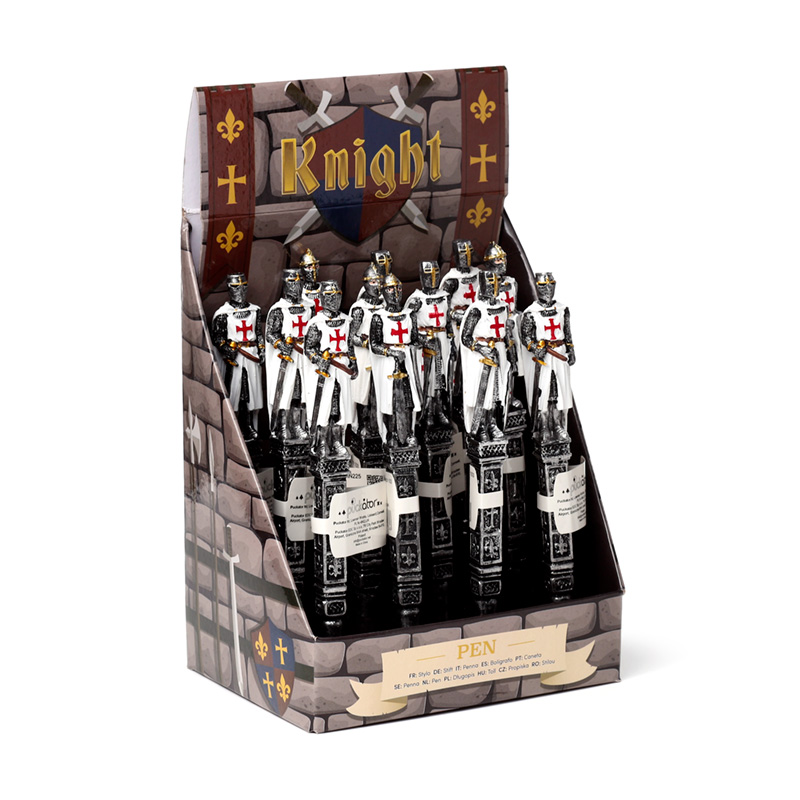 KN225_001 Novelty Pen - Medieval Knight - Image 1