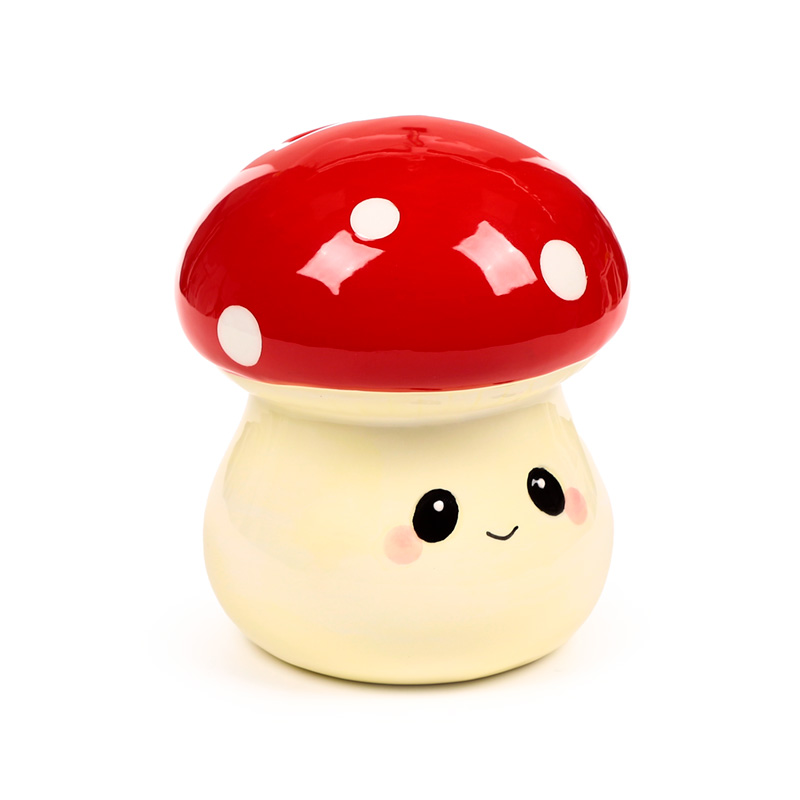 MB265_001 Ceramic Money Box - Cute Mushroom/Toadstool - Image 1
