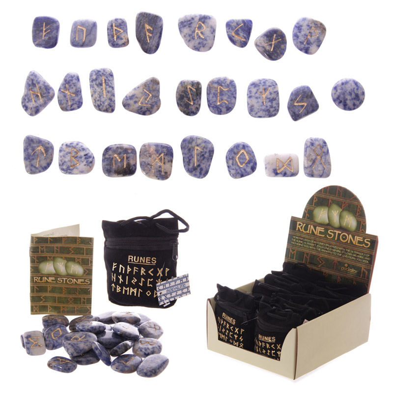 MIN18_001 Bag of 25 Assorted Rune Stone - Image 1