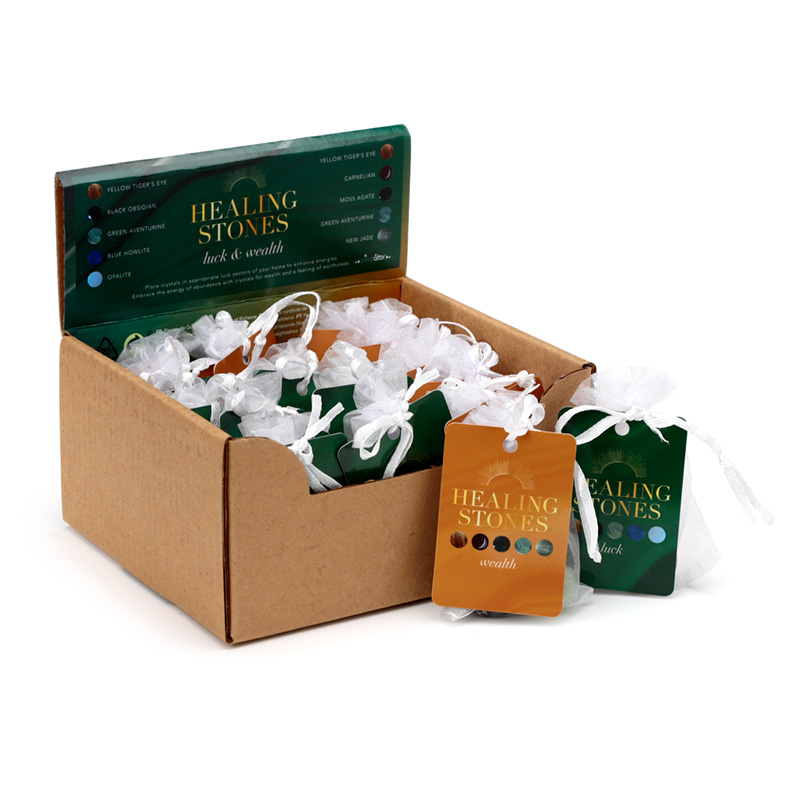 MIN36_001 Set of 5 Luck & Wealth Stones - Image 1