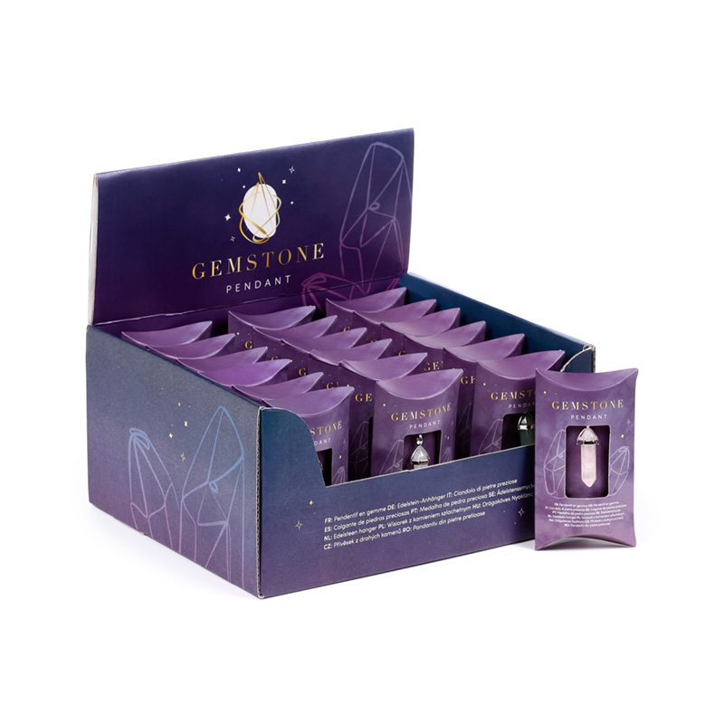 MIN53_001 Gemstone Pendant - Double Terminated - Image 1