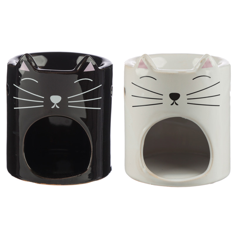 OB300_001 Ceramic Feline Fine Cat Oil Burner - Image 1