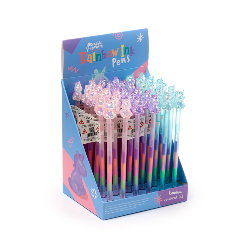 PEN260_001 Rainbow Ink Pen - Unicorn - Image 1