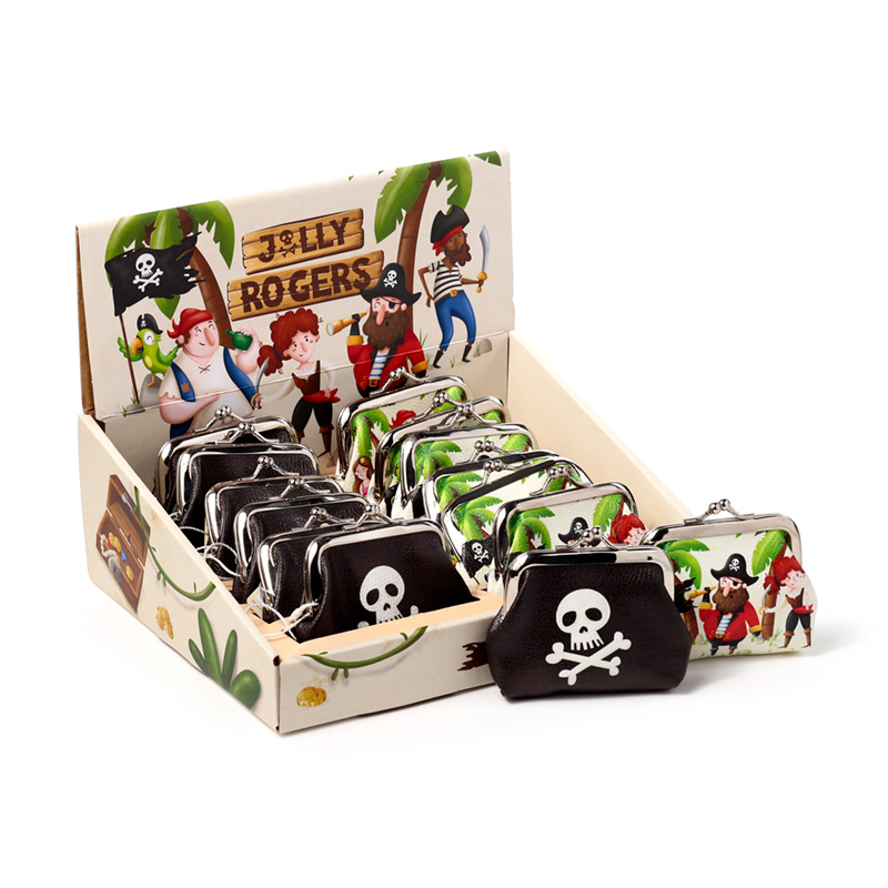 PUR155_001 Tic Tac Purse - Jolly Roger Pirate - Image 1