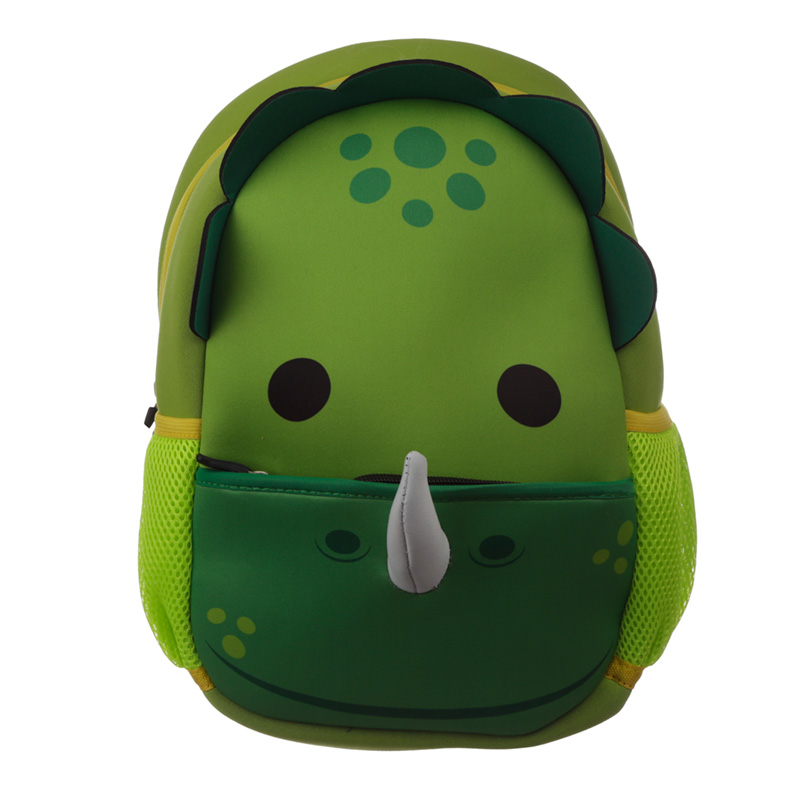 RUCK18_001 Kids School Neoprene Rucksack Backpack - Adoramals Dinosaur - Image 1