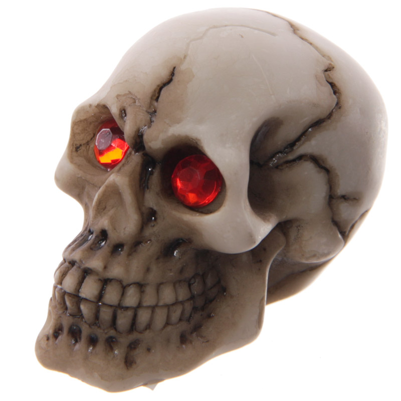 SK212_001 Novelty Red Eyed Skull Decoration - Image 1