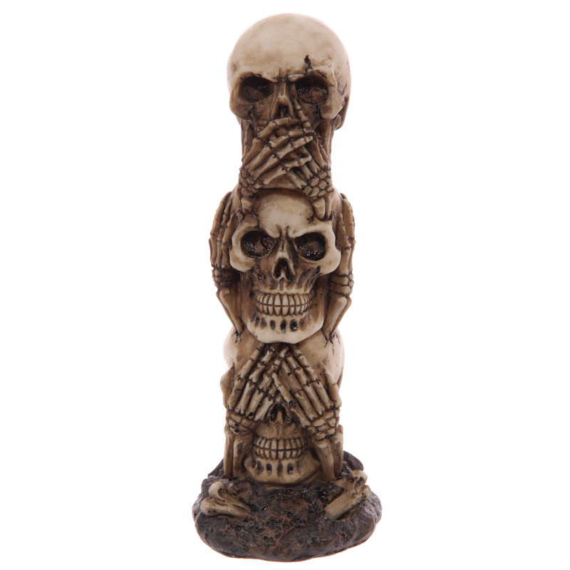 SK231_001 Gruesome Skull Totem Ornament - Image 1
