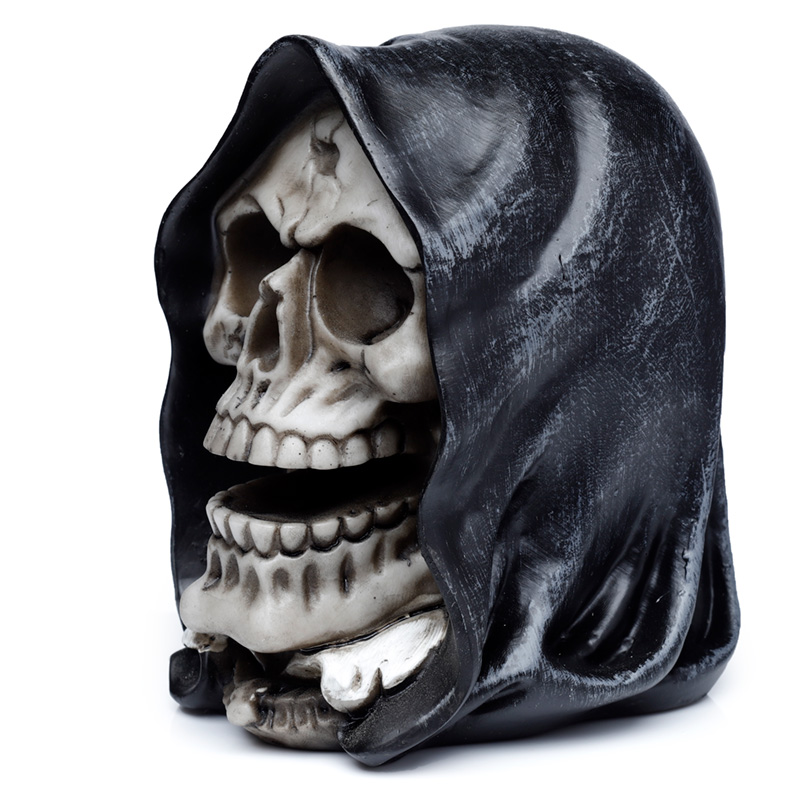 SK352_001 The Reaper Skull Head Ornament - Image 1