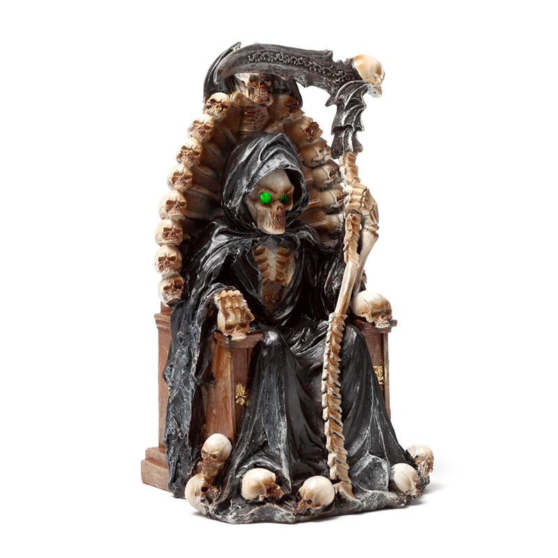 SK390_001 Decorative LED Ornament - The Reaper Throne of Skulls - Image 1