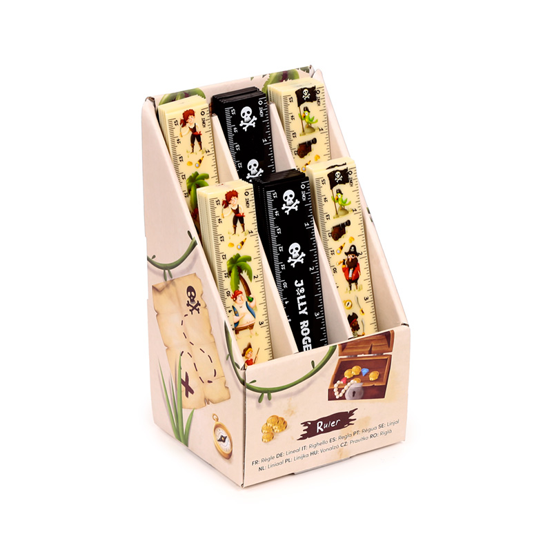 STA389_001 Ruler (15cm) - Jolly Rogers Pirate - Image 1